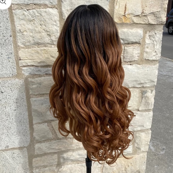 lace wig long wavy curls Ombre available main image 10